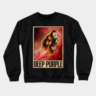 Highway Star Threads Deep Band Tees for Road-Ready Rockers Crewneck Sweatshirt